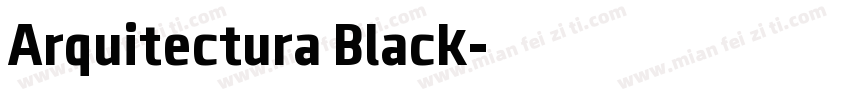 Arquitectura Black字体转换